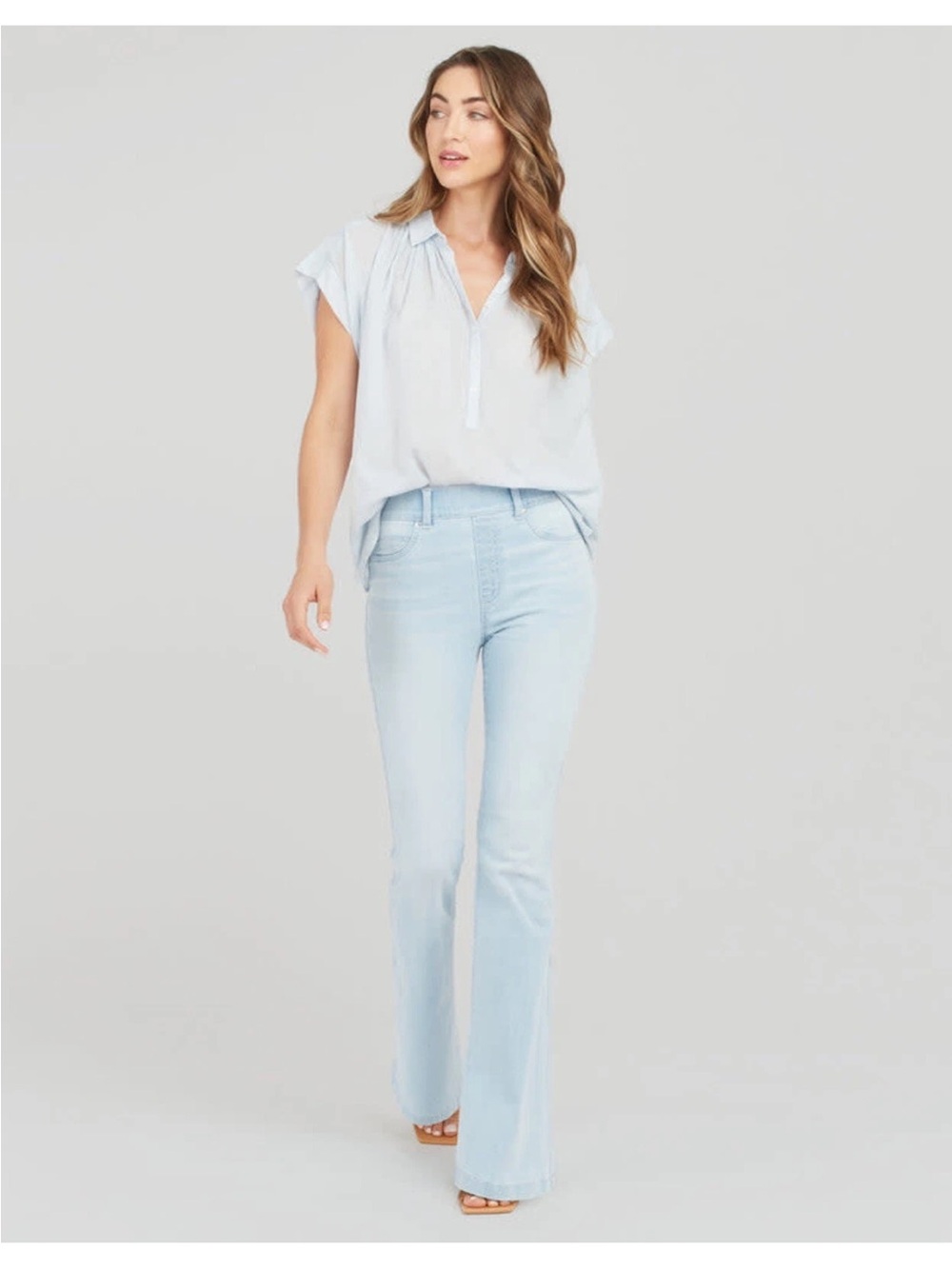 Spanx Flare Denim Jean Legging - 20348R - Retro Light Wash - Xl